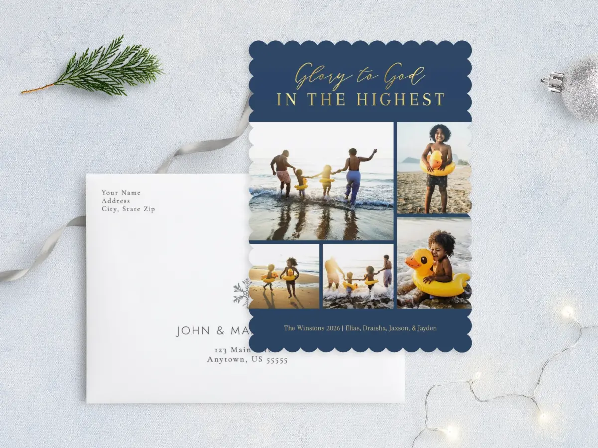 Front with Envelope Design
