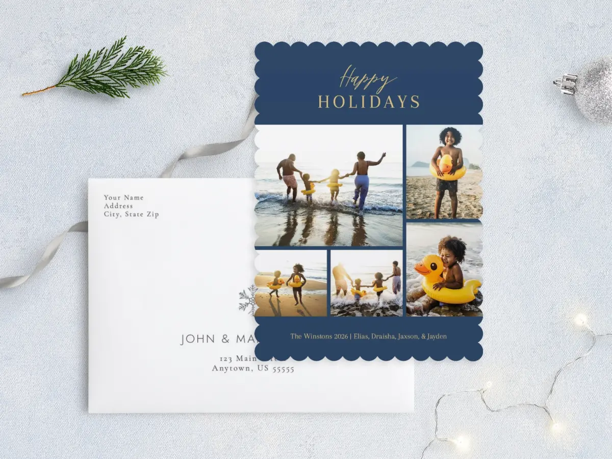 Front with Envelope Design