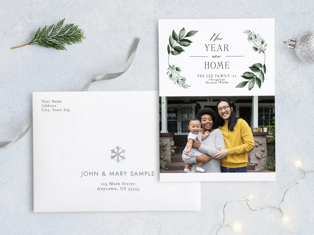 Front with Envelope Design