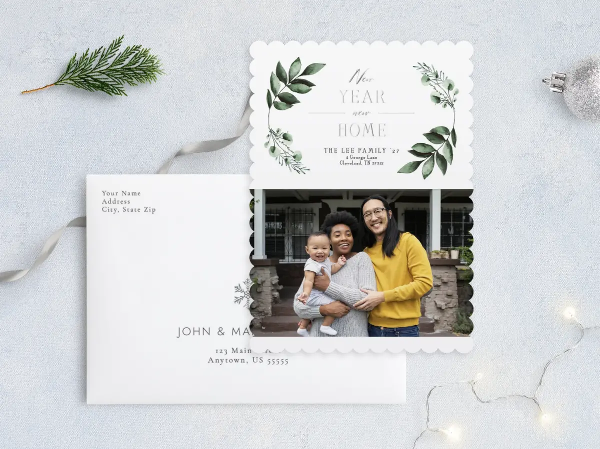 Front with Envelope Design