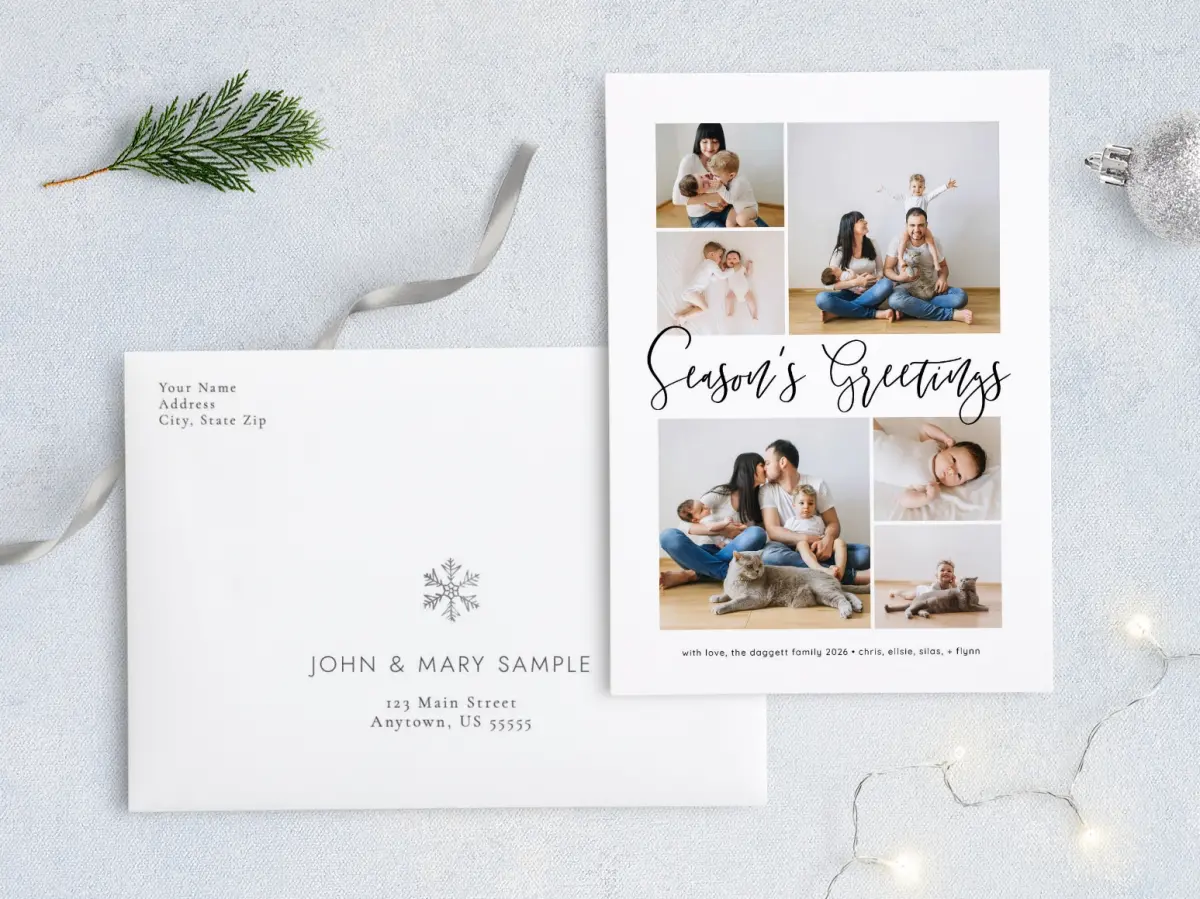 Front with Envelope Design