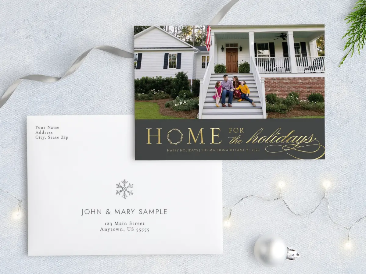 Front with Envelope Design
