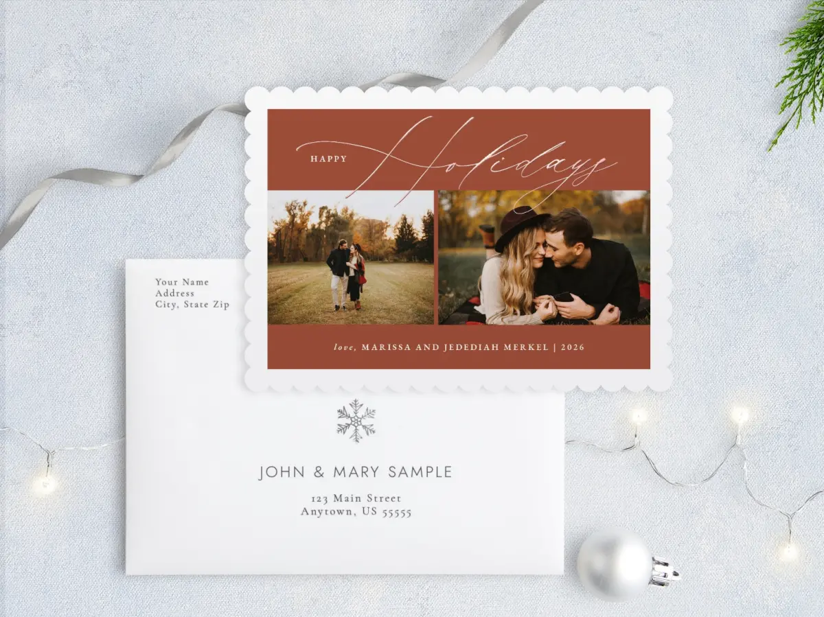 Front with Envelope Design