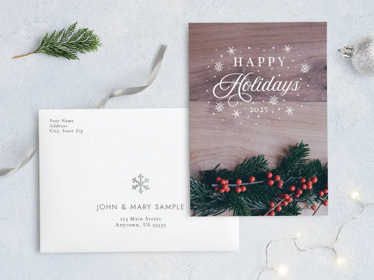 Front with Envelope Design