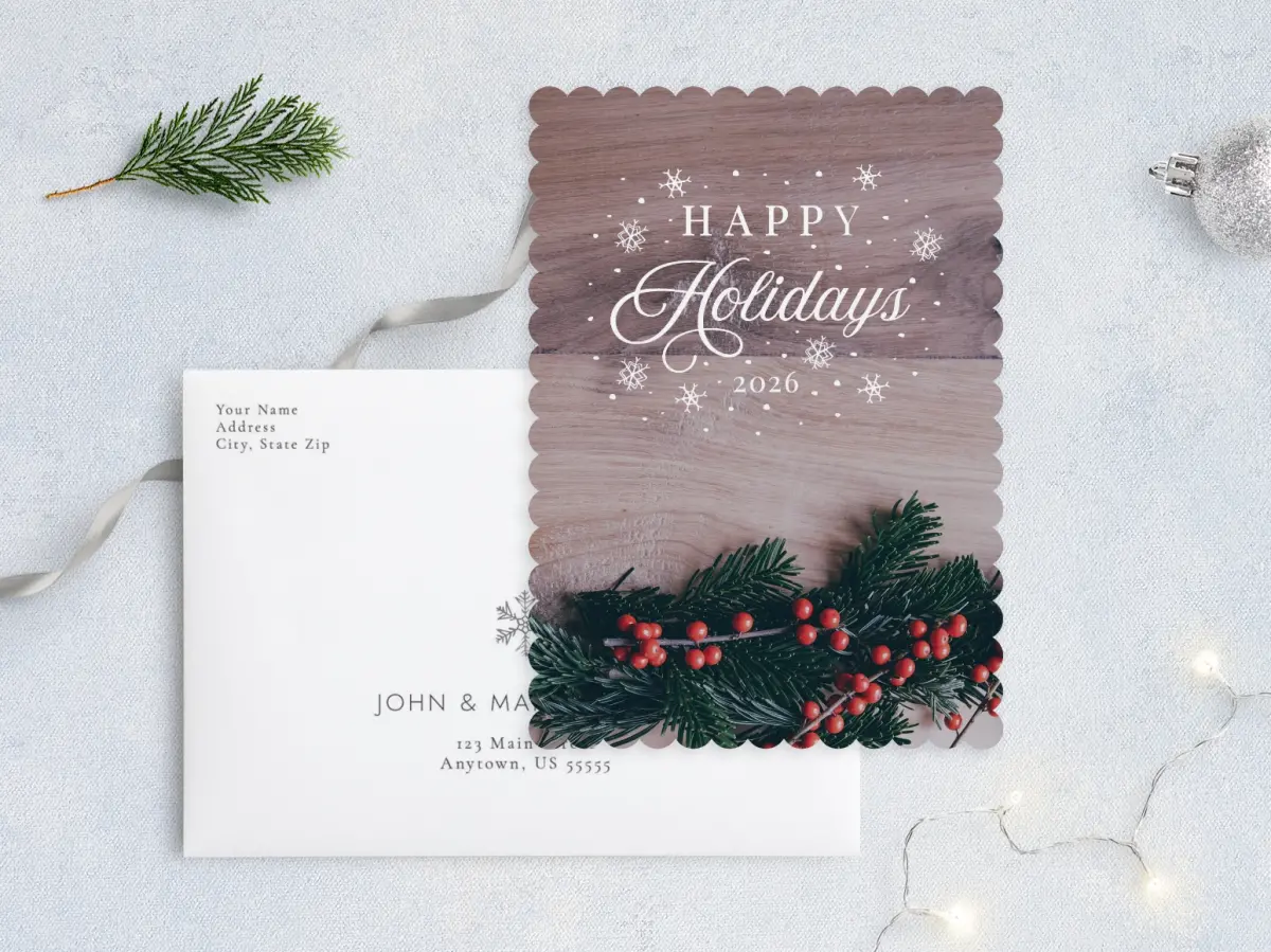 Front with Envelope Design