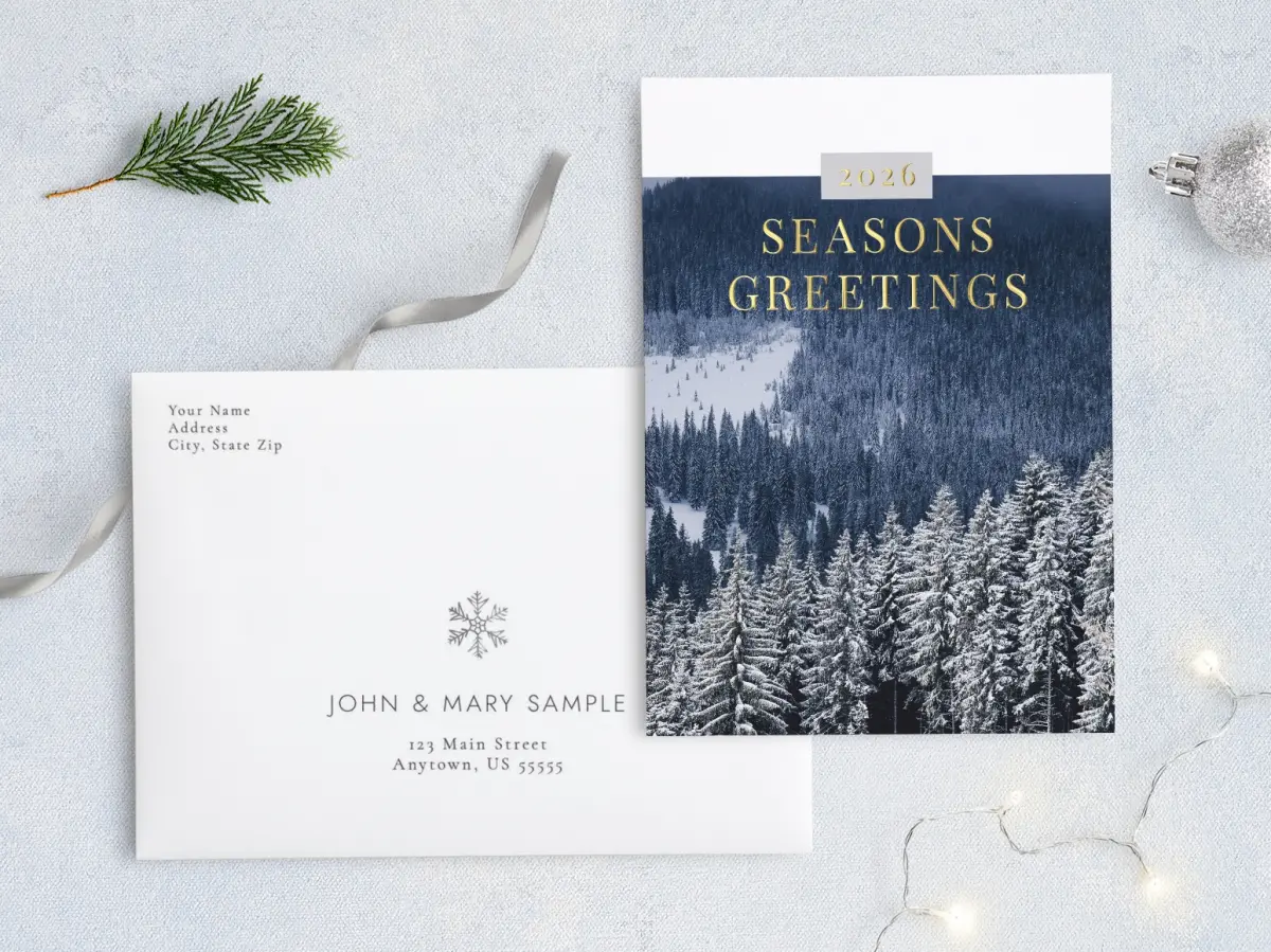 Front with Envelope Design