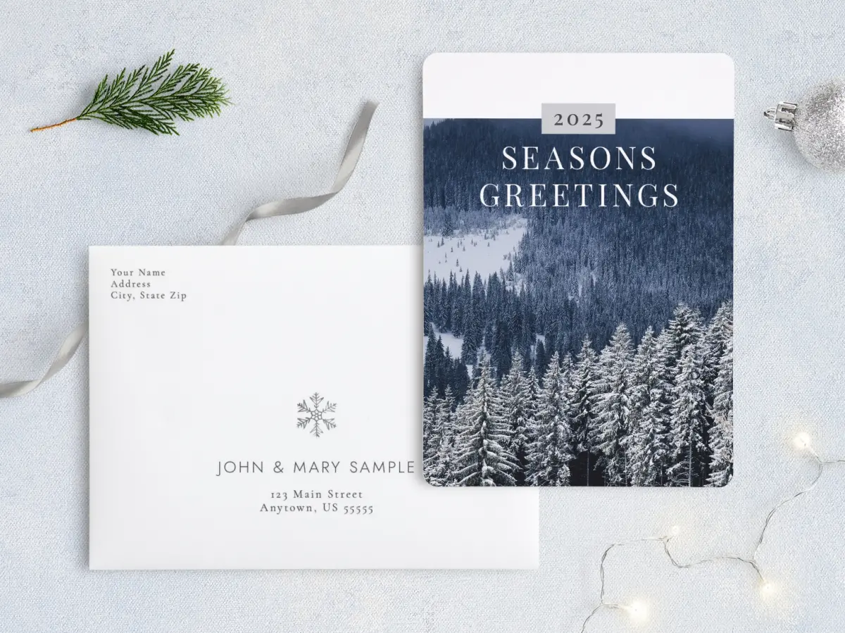 Front with Envelope Design