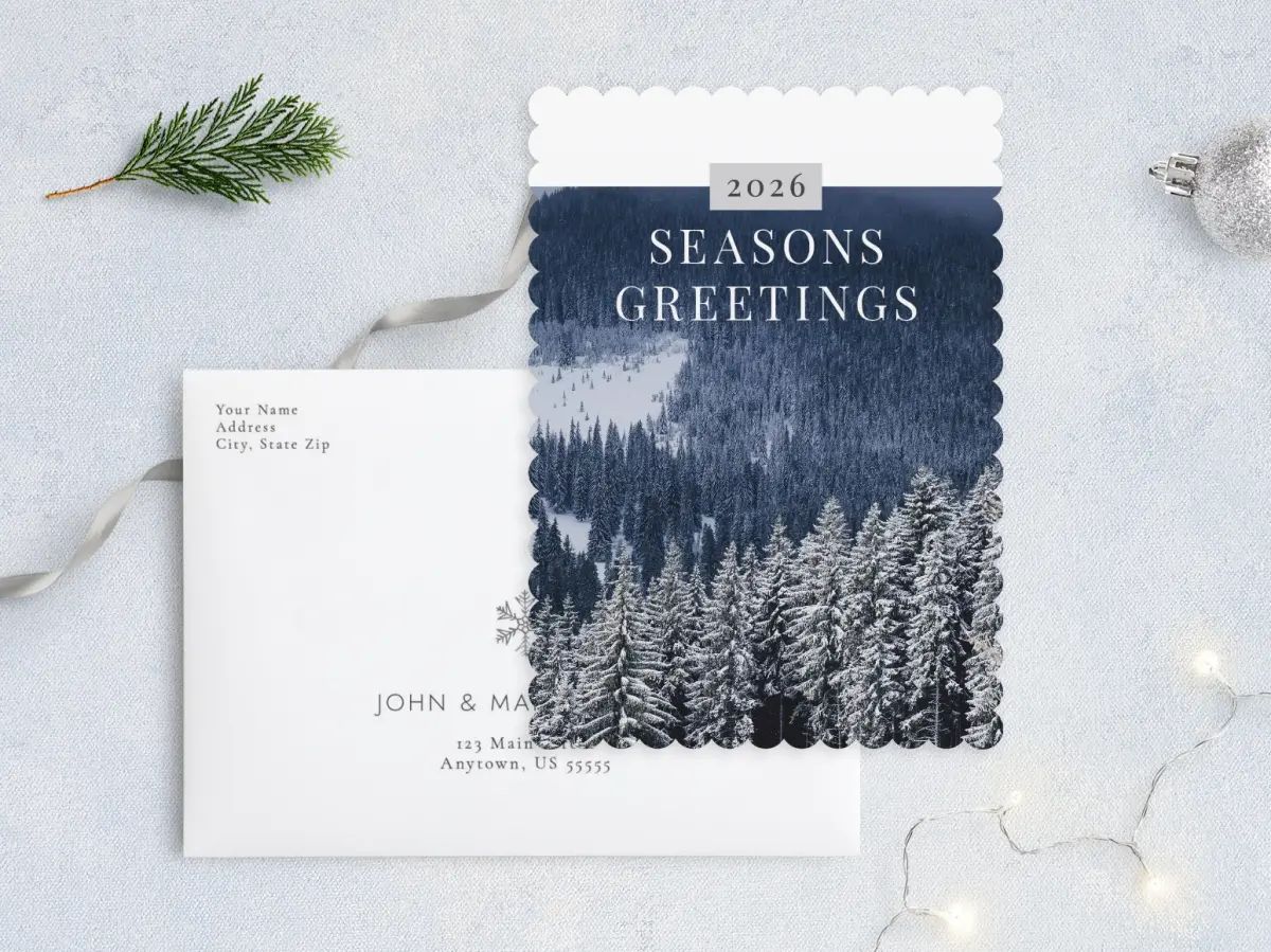 Front with Envelope Design