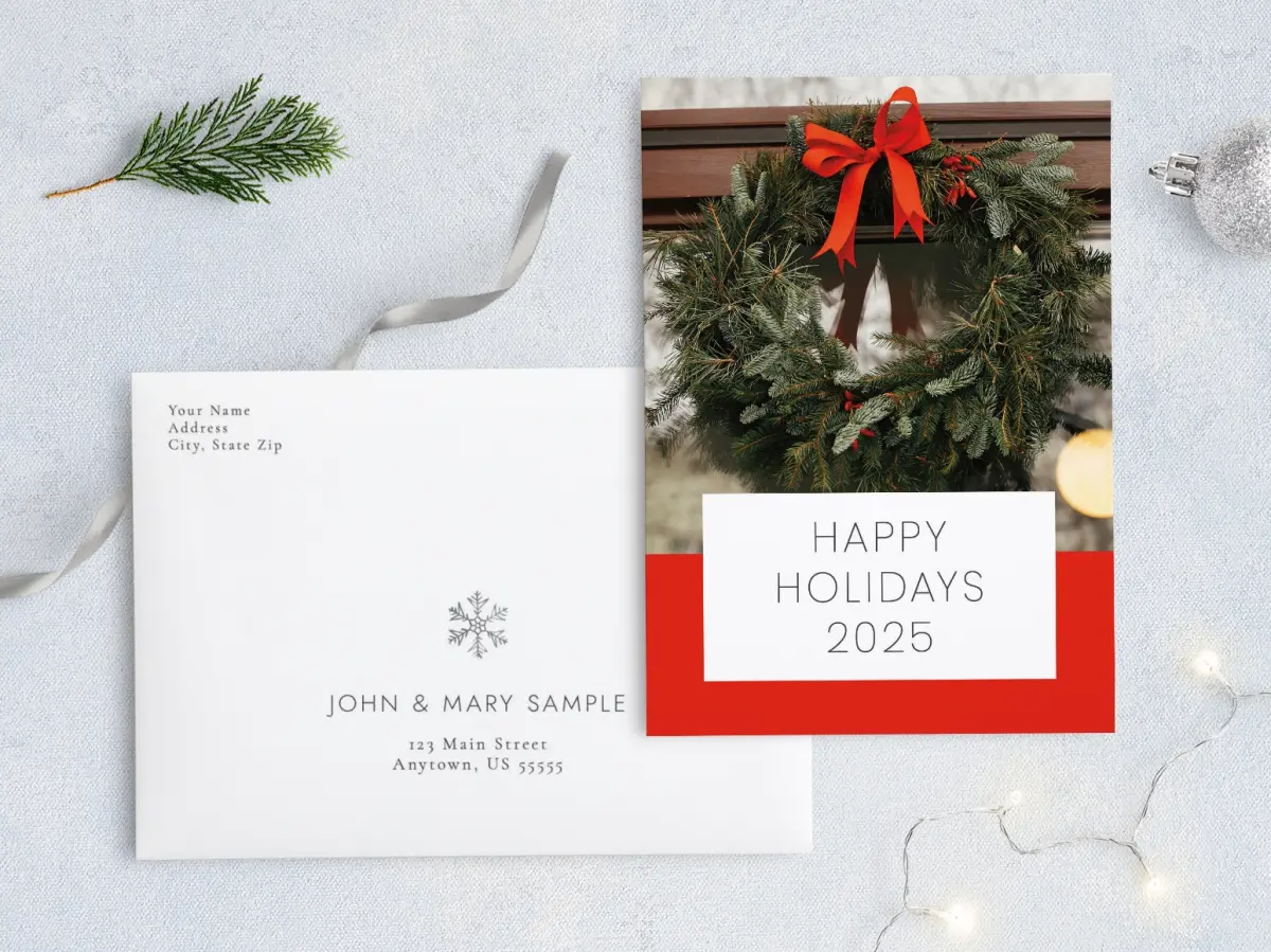 Front with Envelope Design