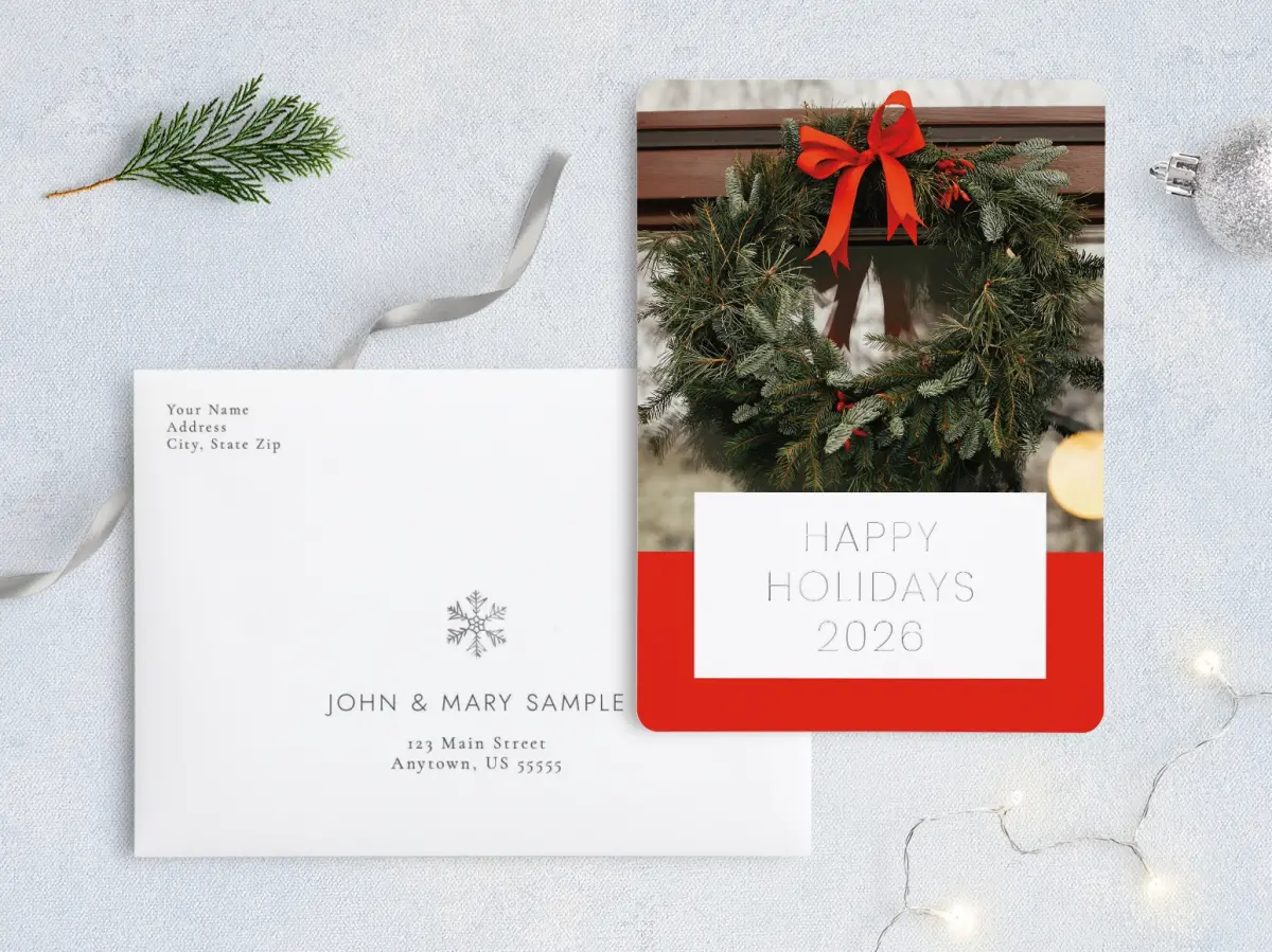 Front with Envelope Design