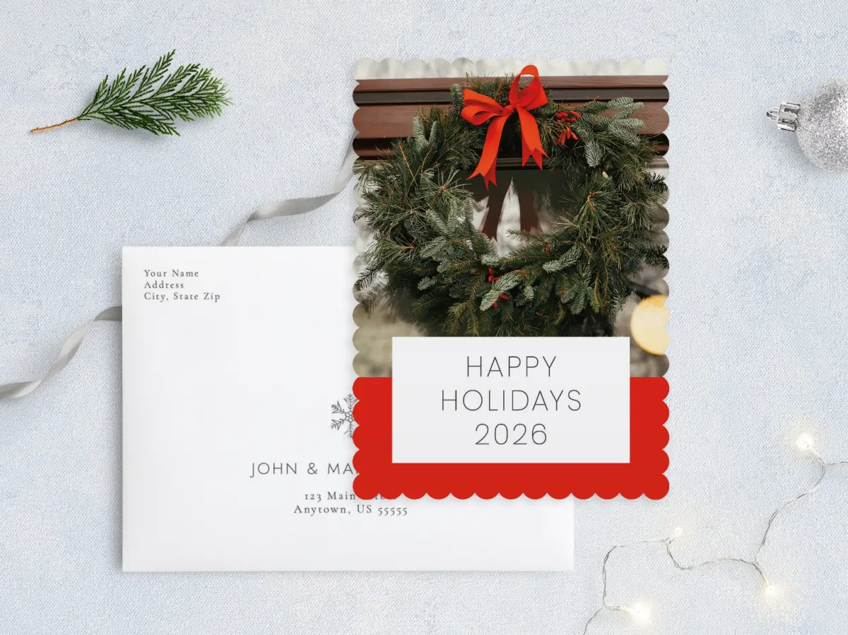 Front with Envelope Design
