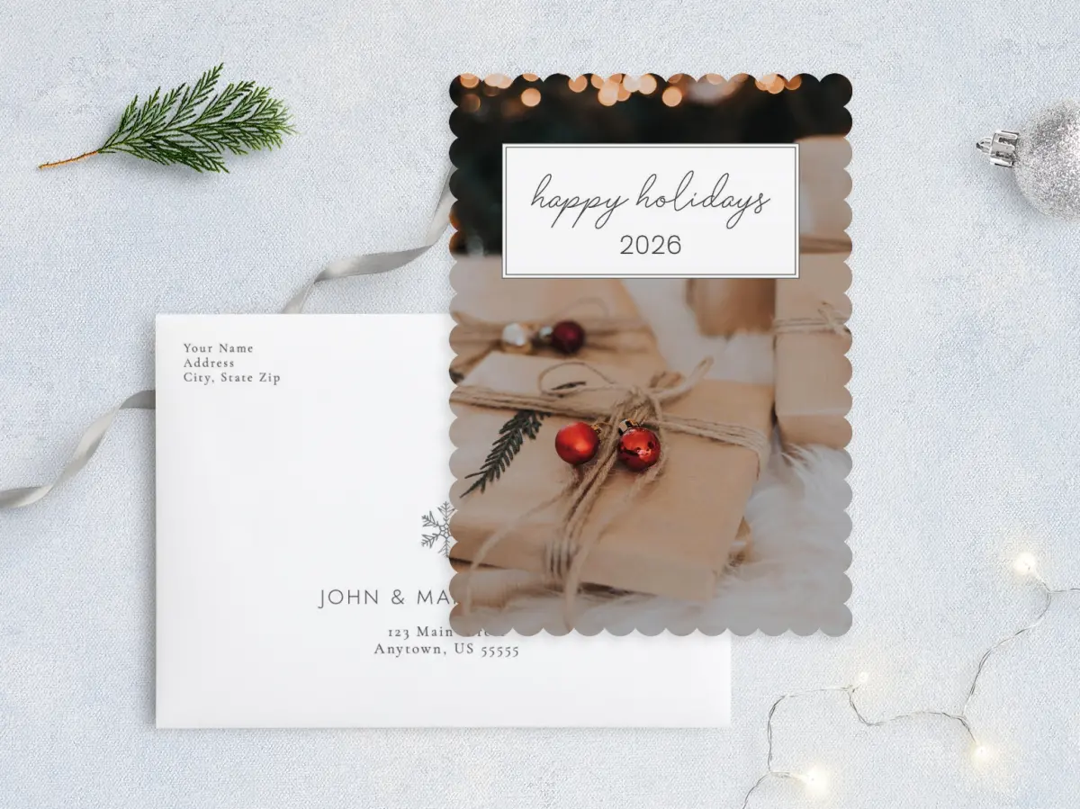 Front with Envelope Design
