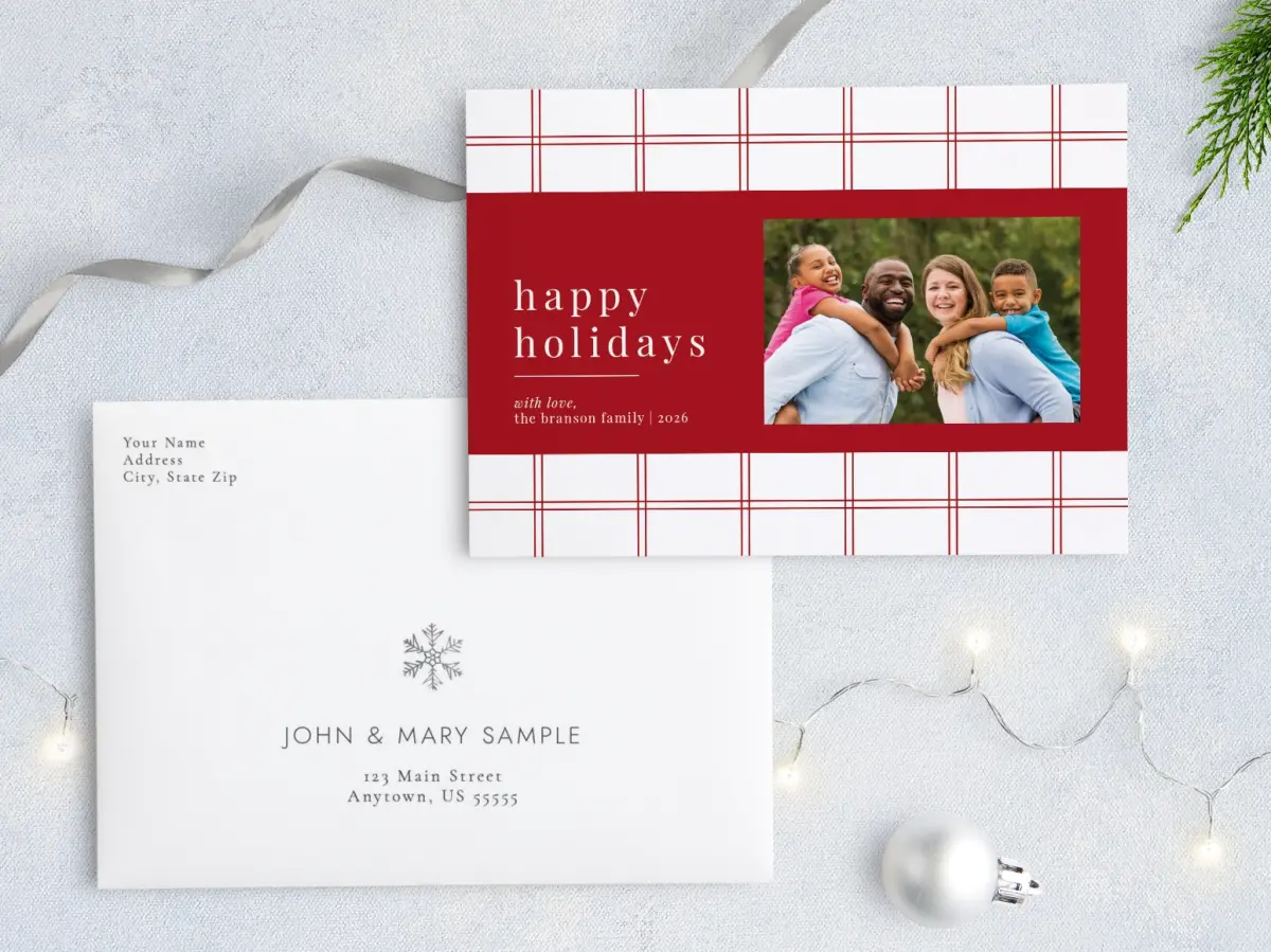Front with Envelope Design