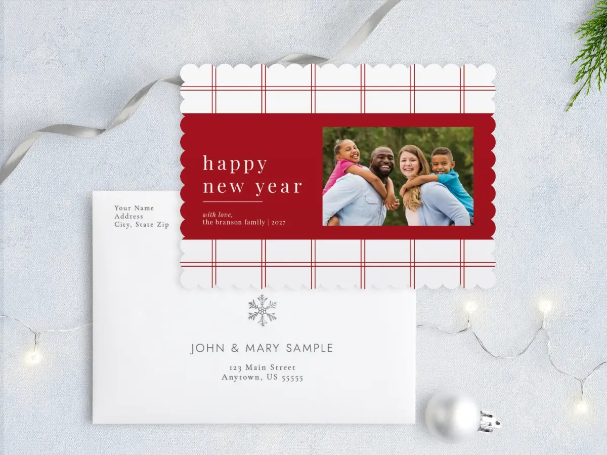 Front with Envelope Design