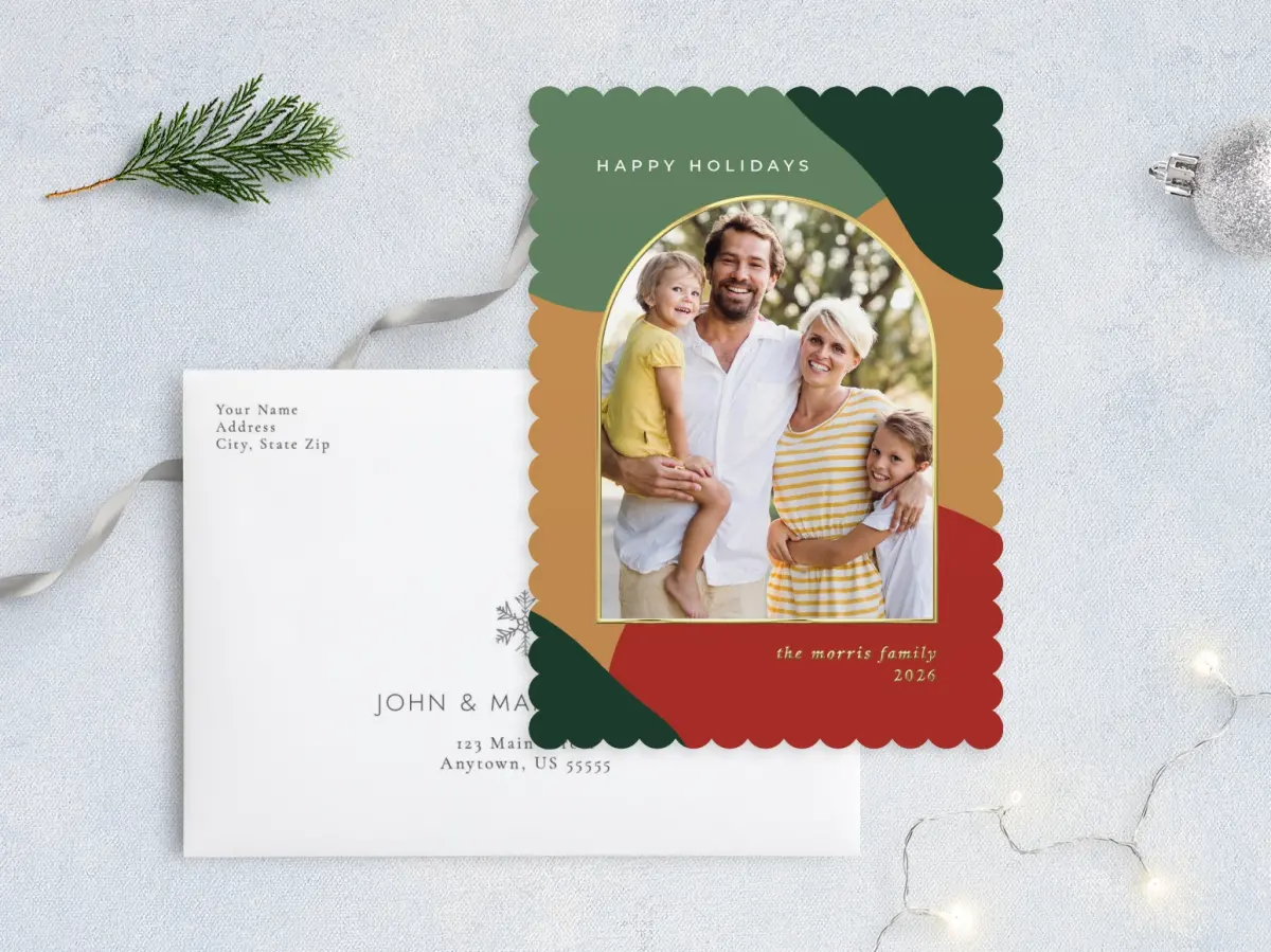 Front with Envelope Design