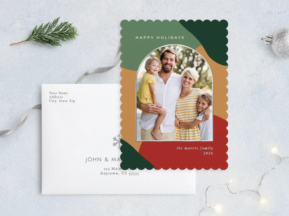 Front with Envelope Design