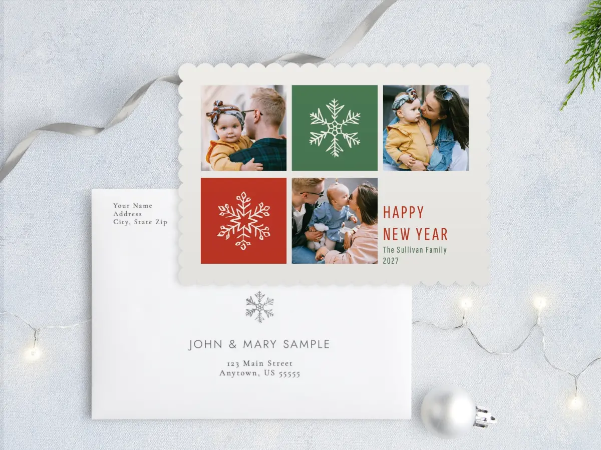 Front with Envelope Design