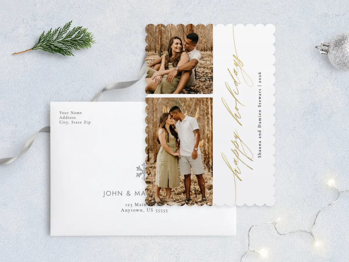 Front with Envelope Design