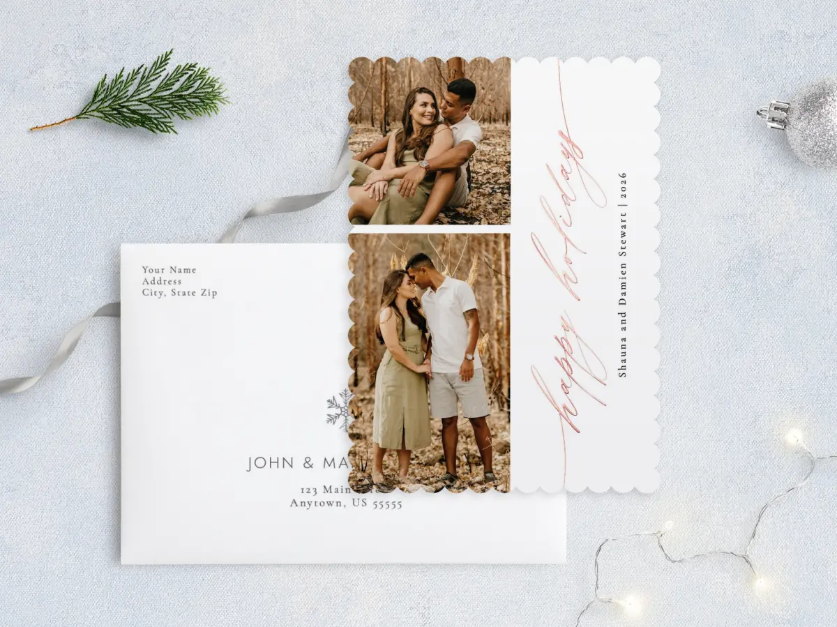 Front with Envelope Design