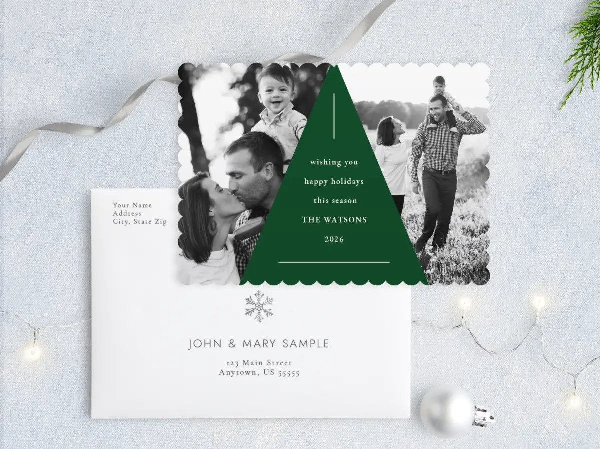 Front with Envelope Design