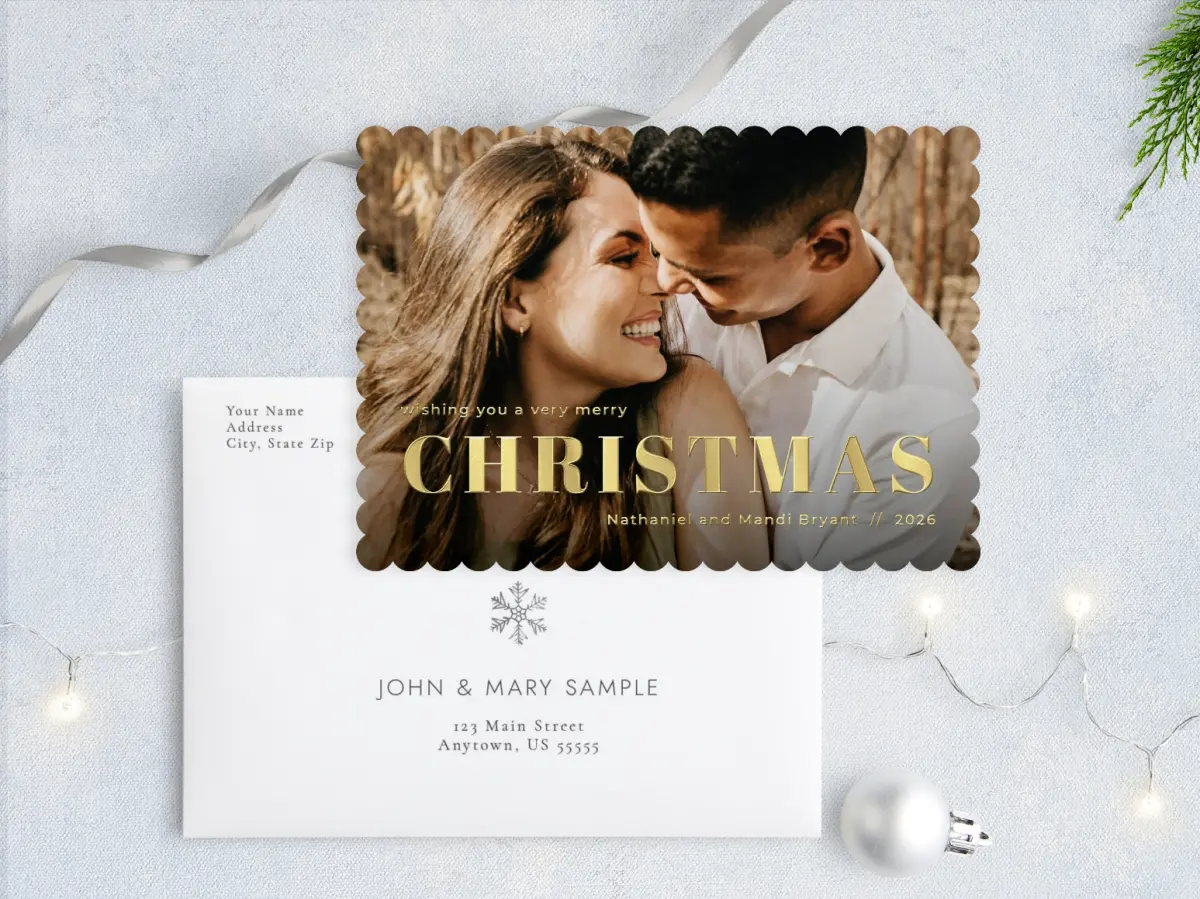 Front with Envelope Design