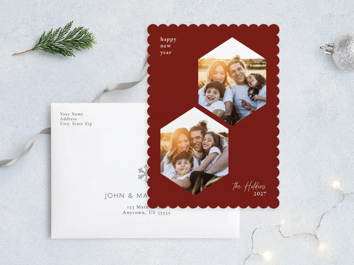 Front with Envelope Design