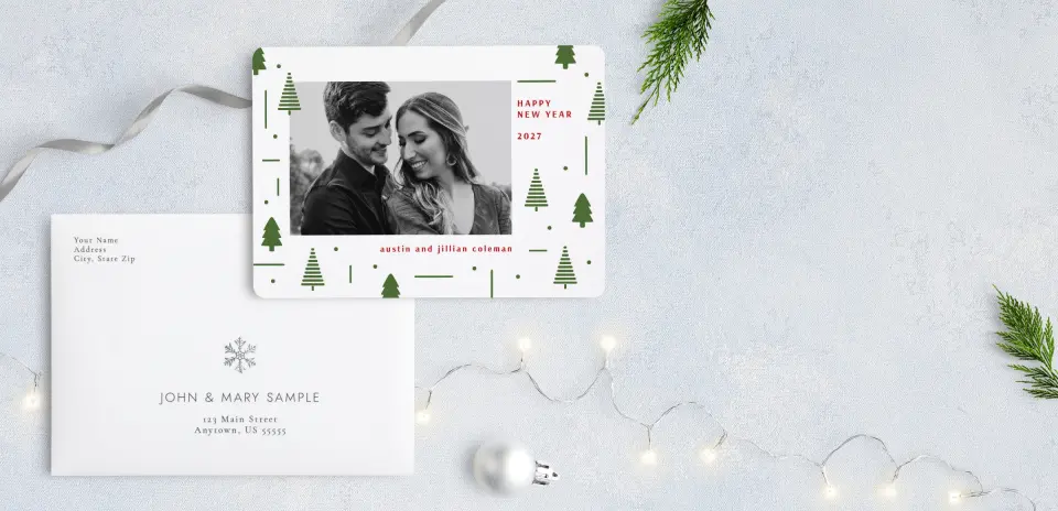 Front with Envelope Design