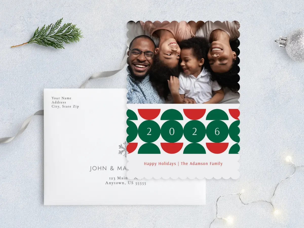Front with Envelope Design