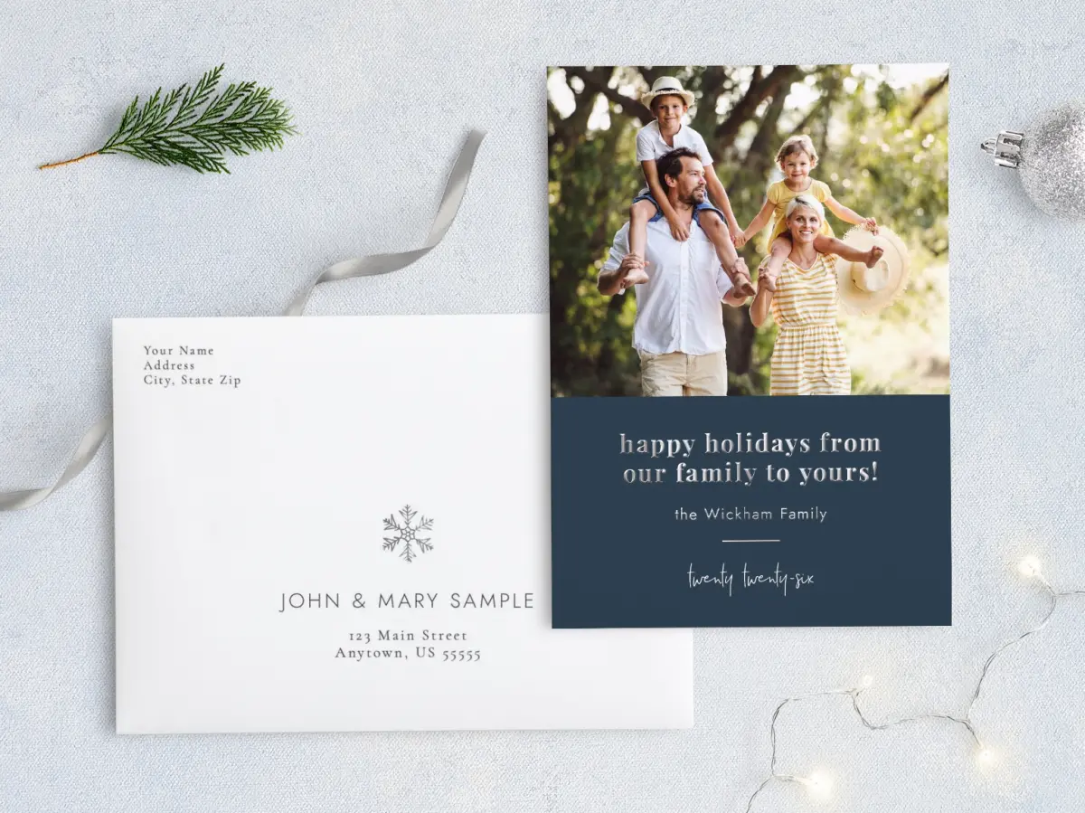 Front with Envelope Design