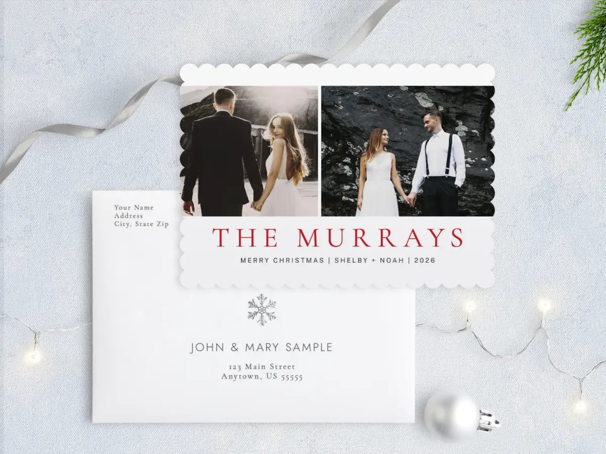 Front with Envelope Design