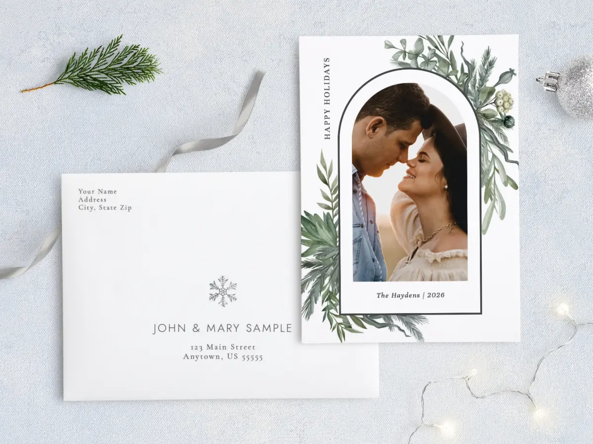 Front with Envelope Design