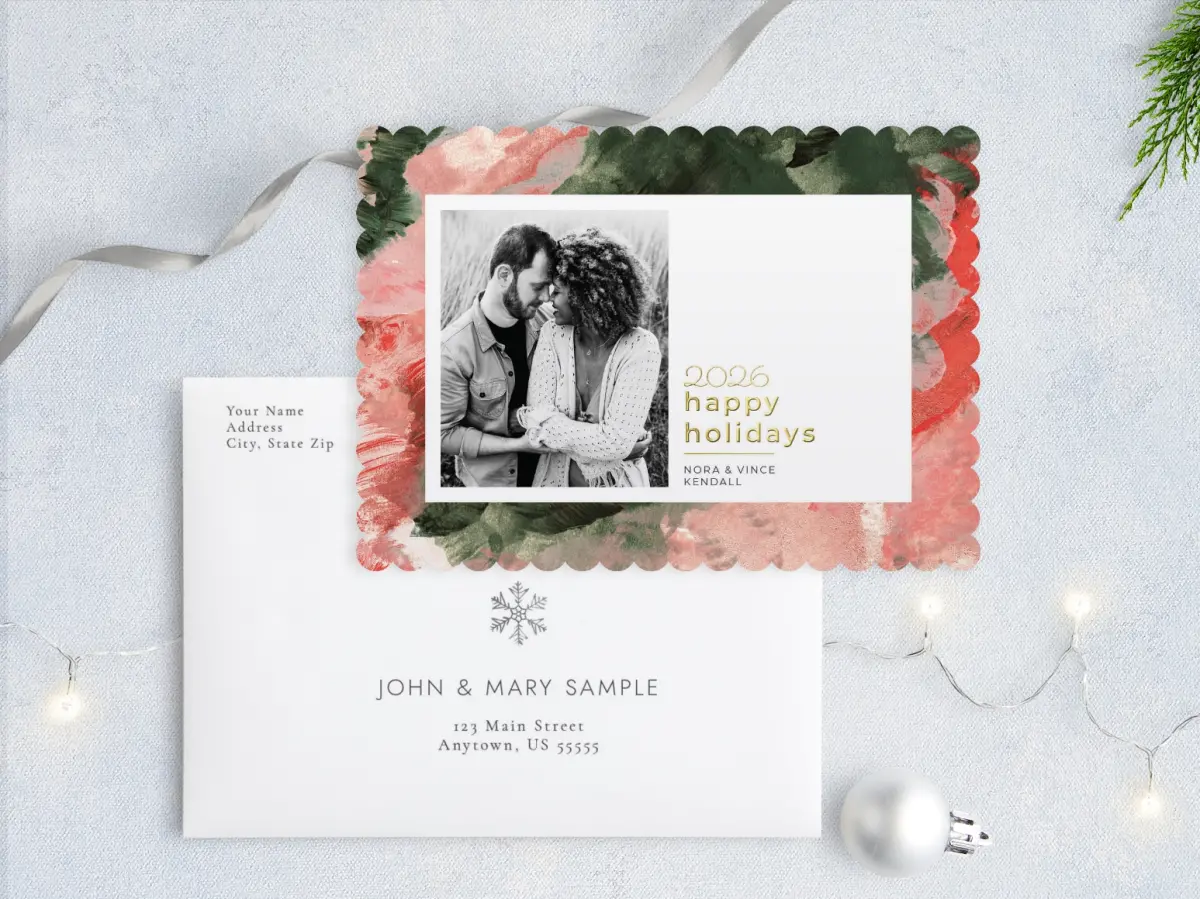 Front with Envelope Design