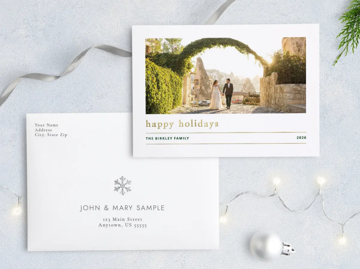 Front with Envelope Design