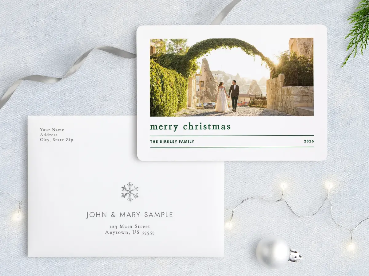 Front with Envelope Design