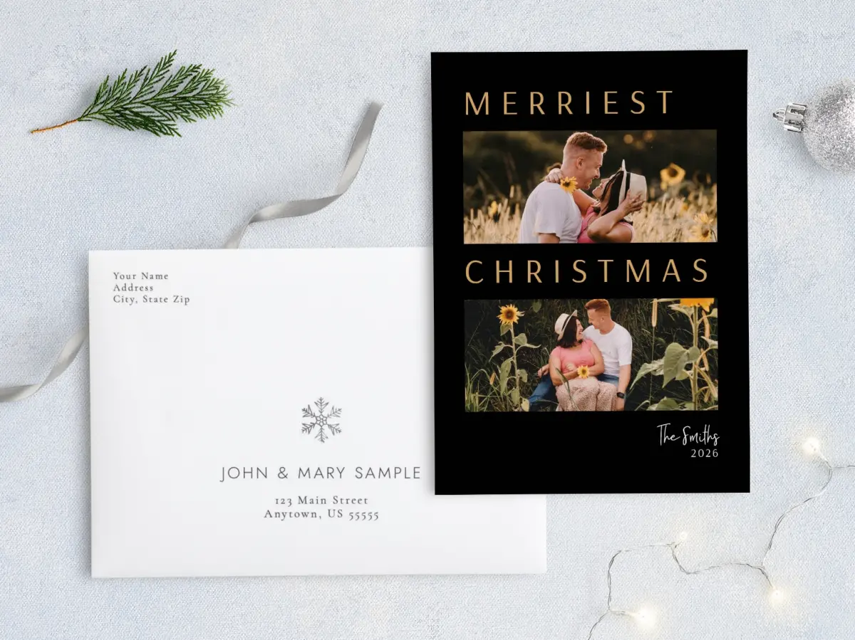Front with Envelope Design