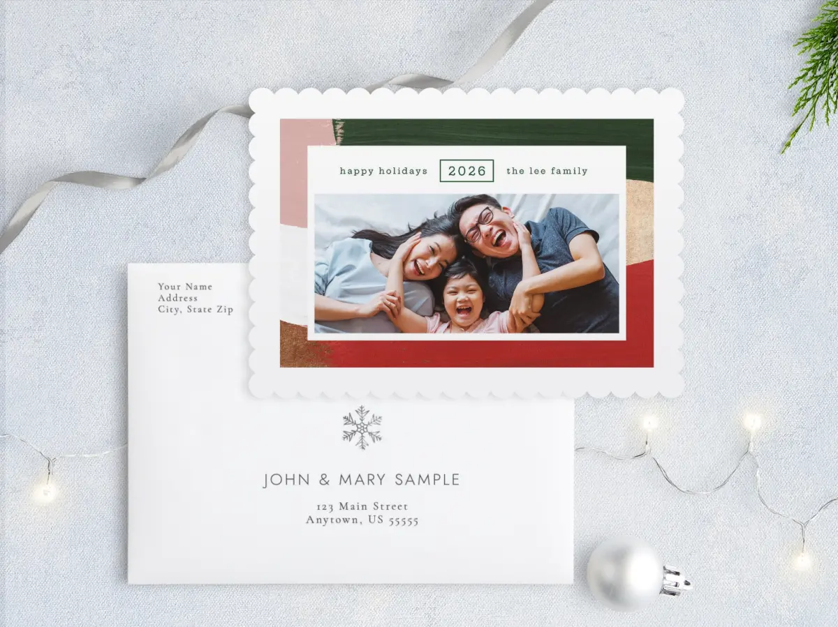 Front with Envelope Design