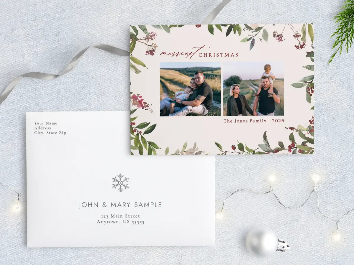 Front with Envelope Design