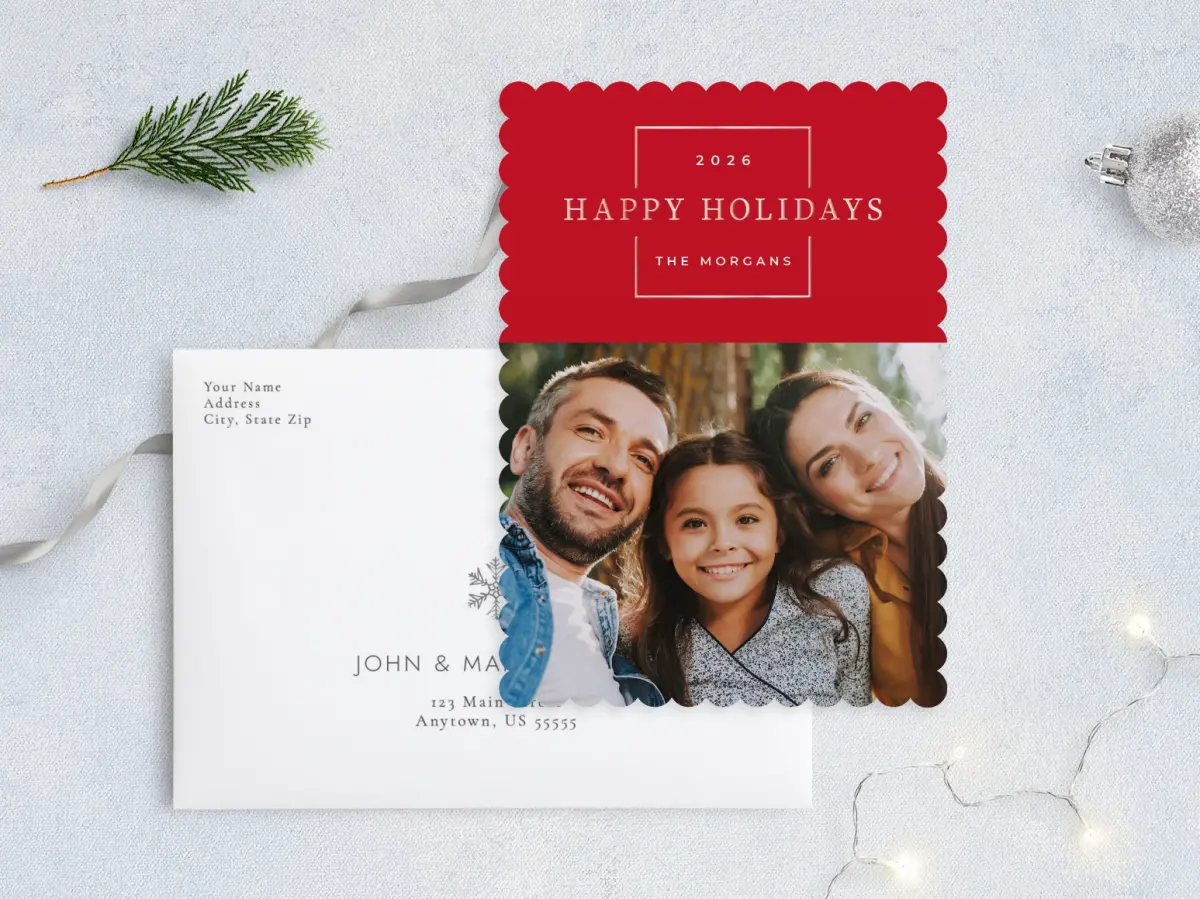 Front with Envelope Design