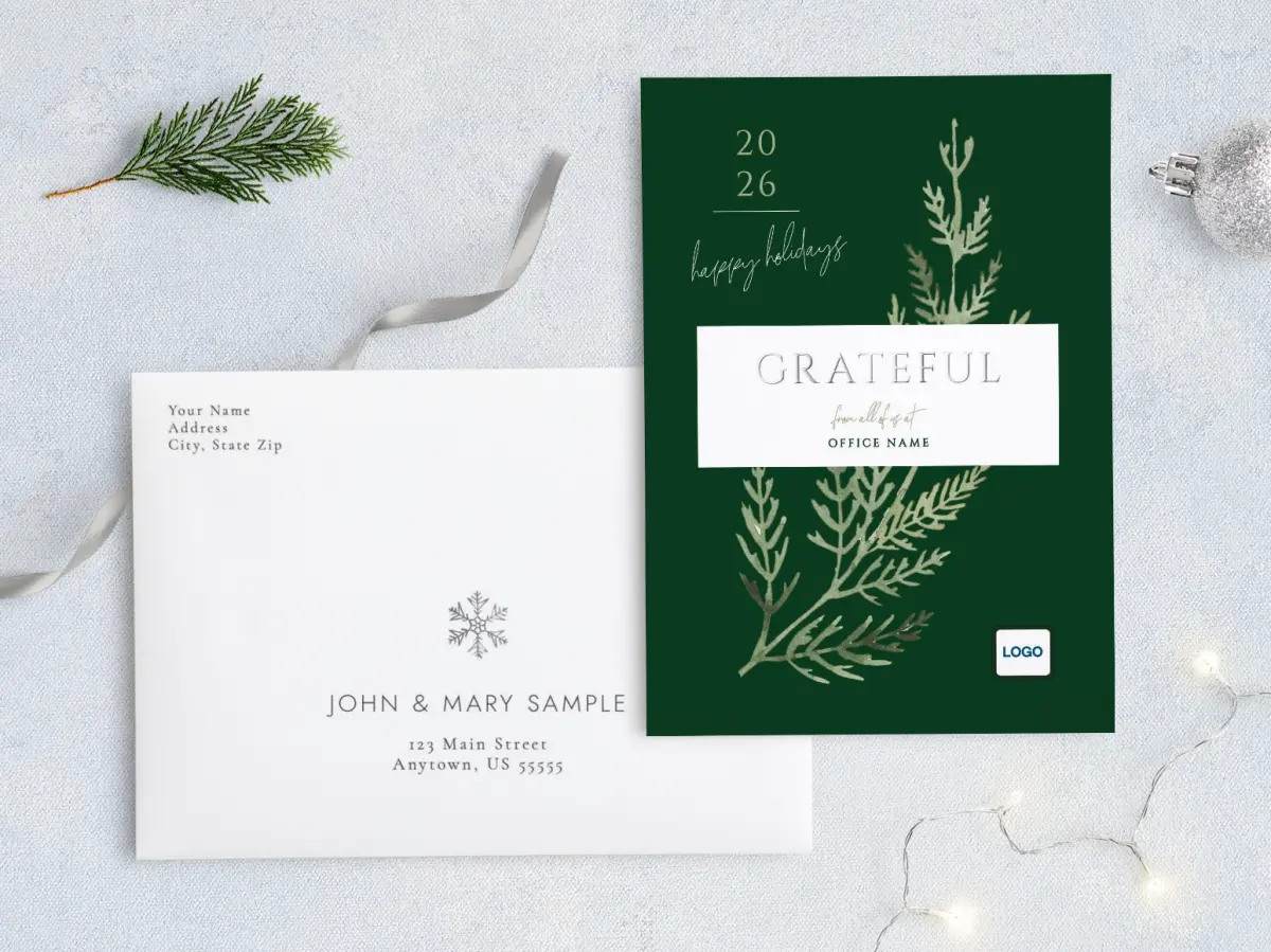 Front with Envelope Design