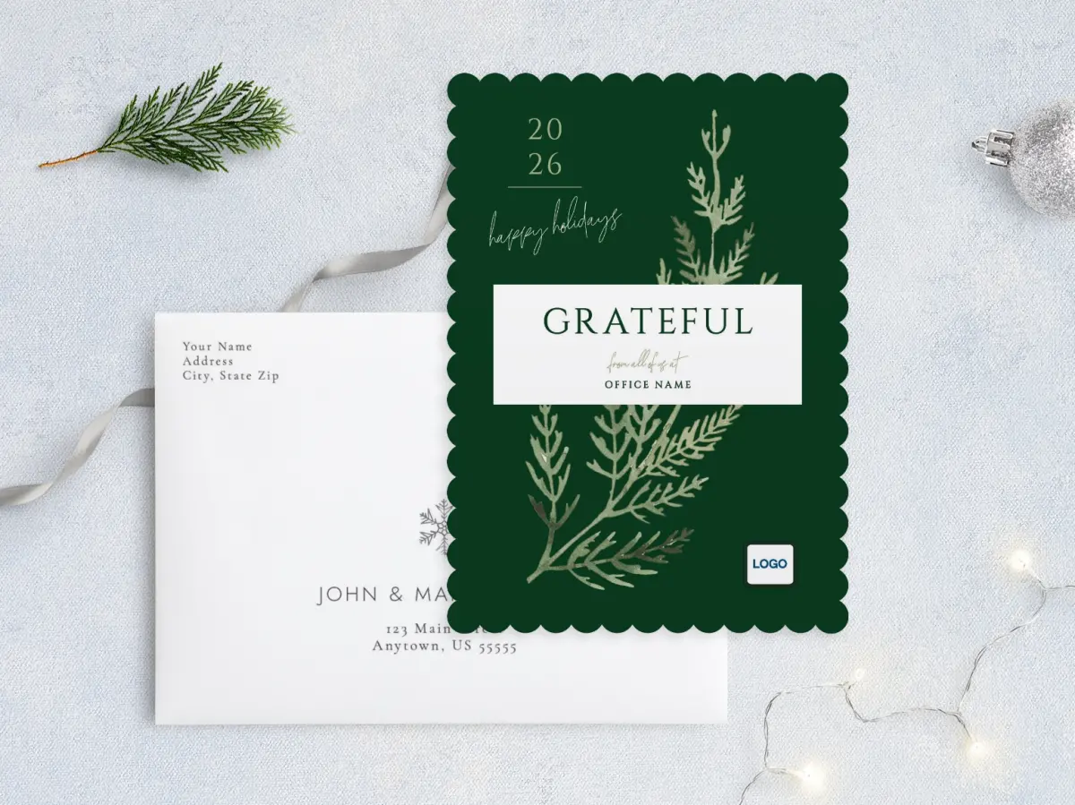Front with Envelope Design