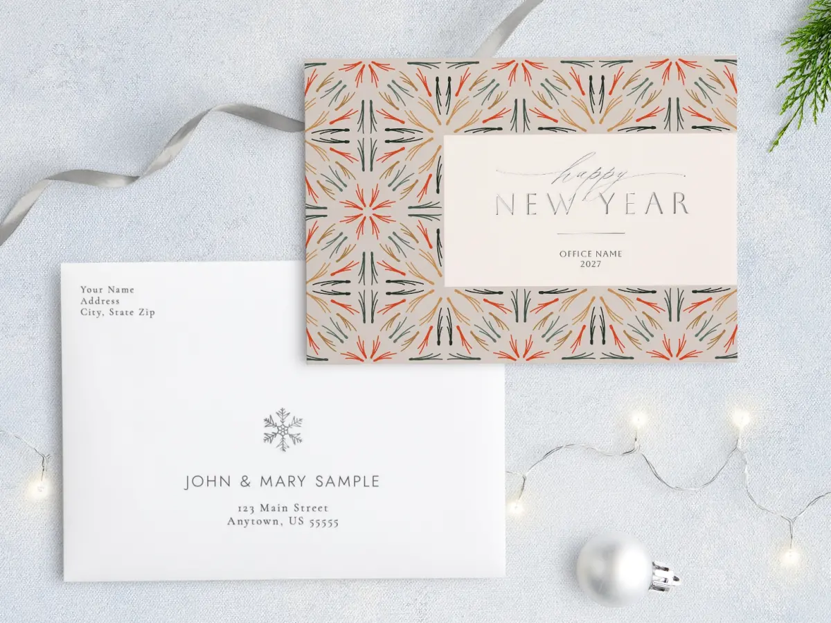 Front with Envelope Design