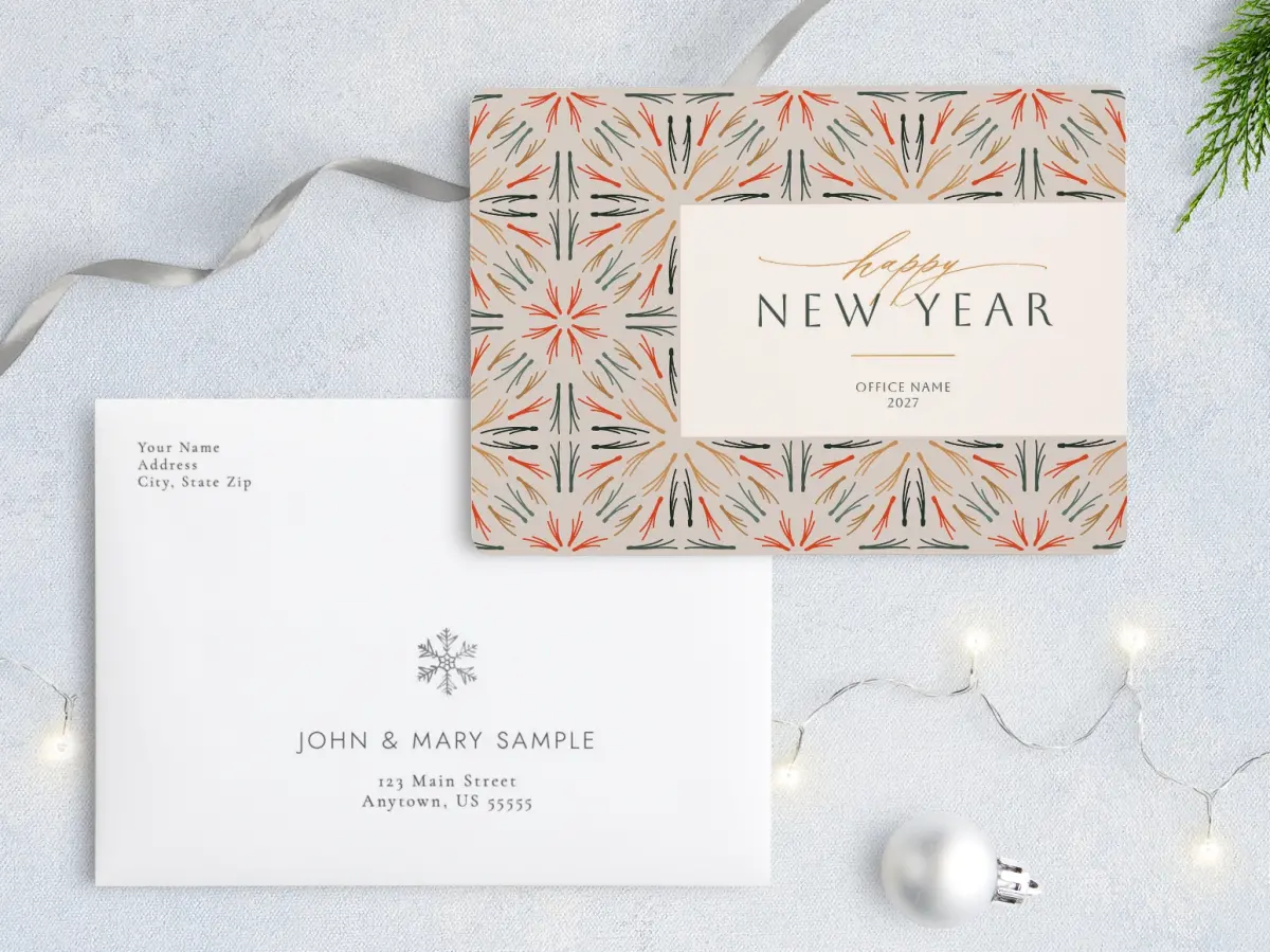 Front with Envelope Design
