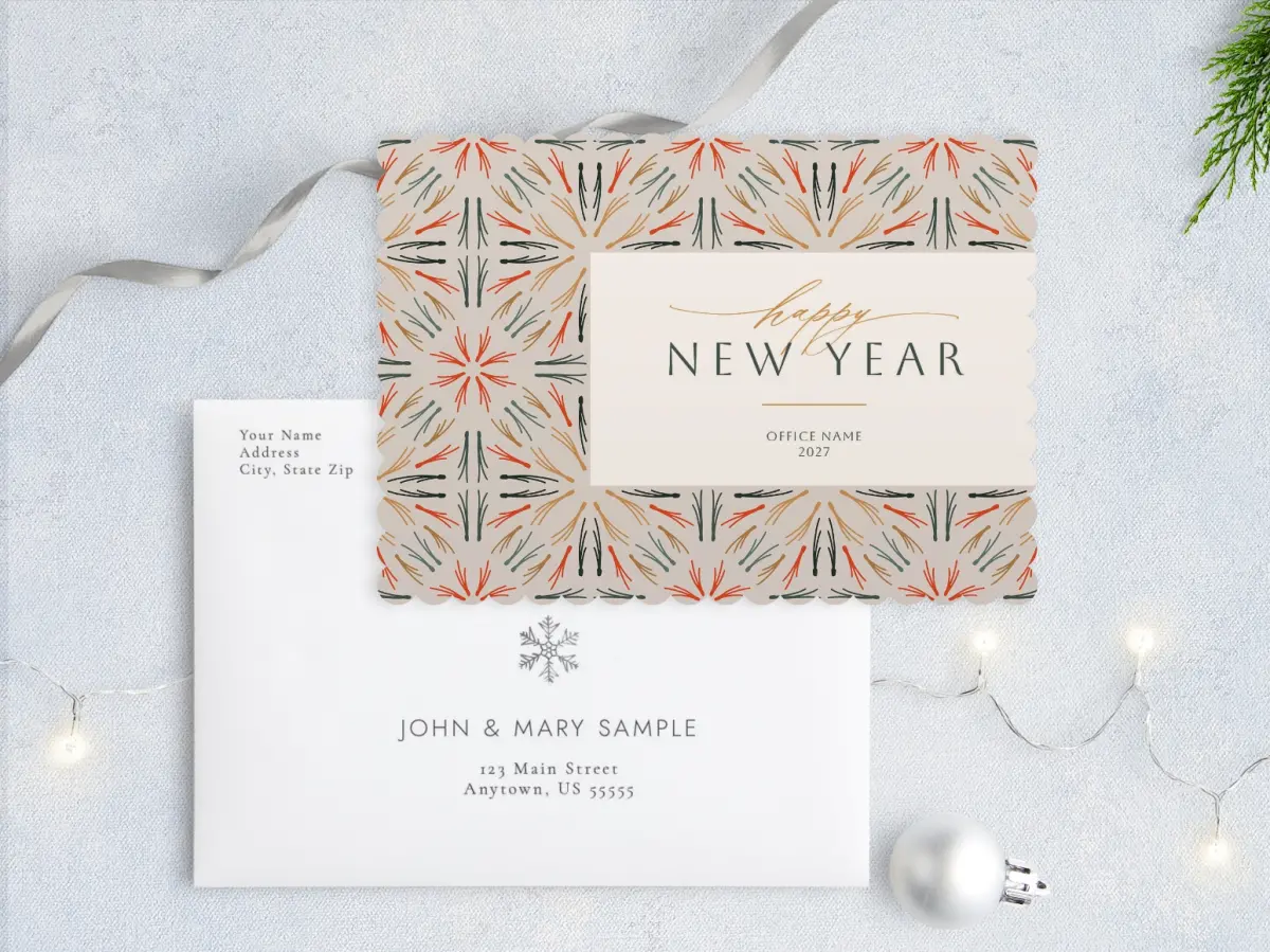 Front with Envelope Design