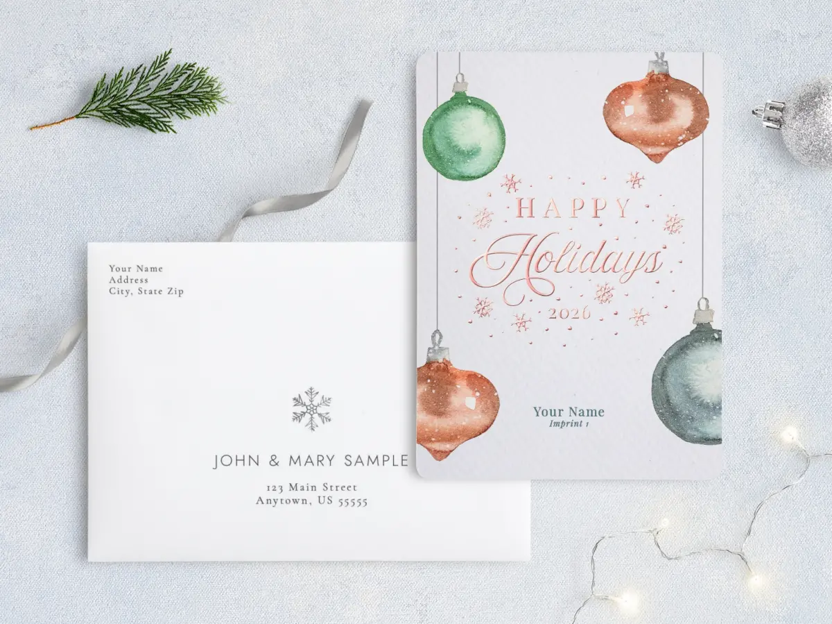 Front with Envelope Design