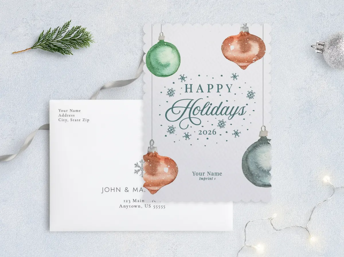 Front with Envelope Design