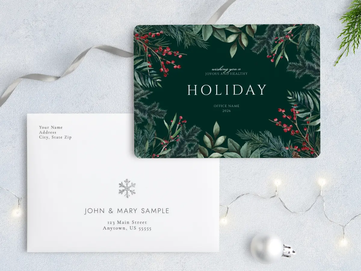 Front with Envelope Design