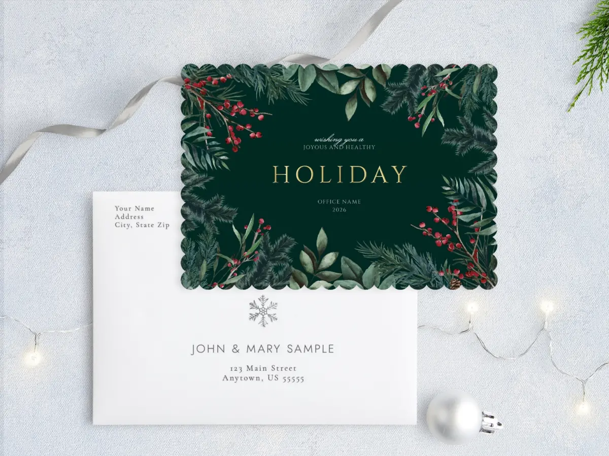 Front with Envelope Design