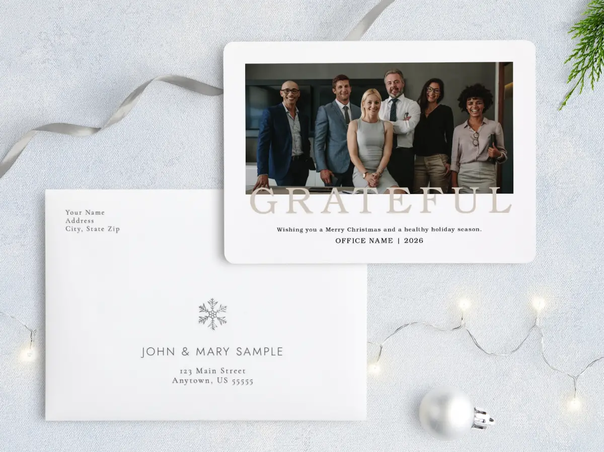 Front with Envelope Design
