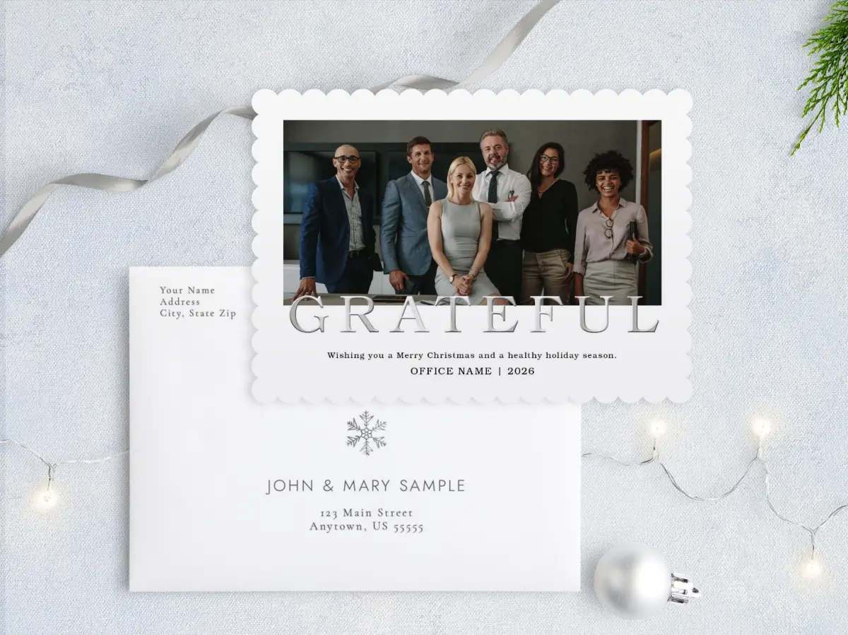 Front with Envelope Design