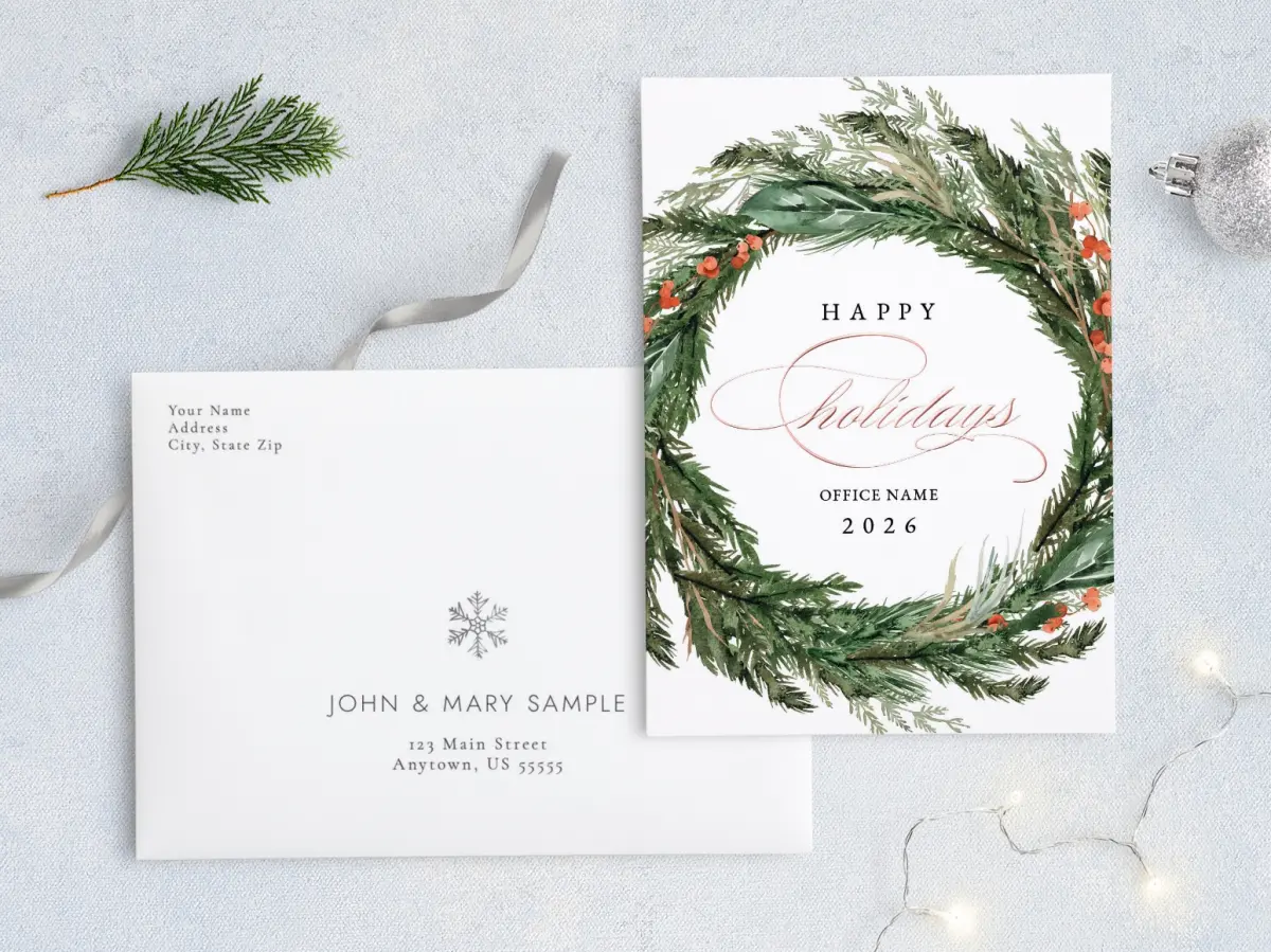 Front with Envelope Design